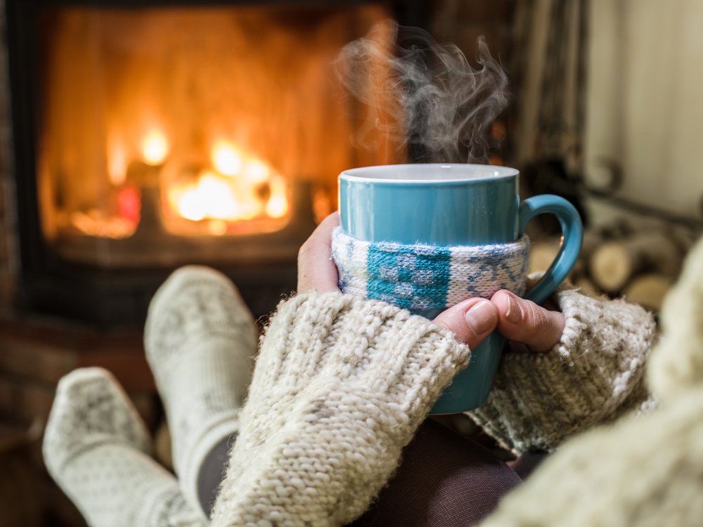 Perfect tea in winter