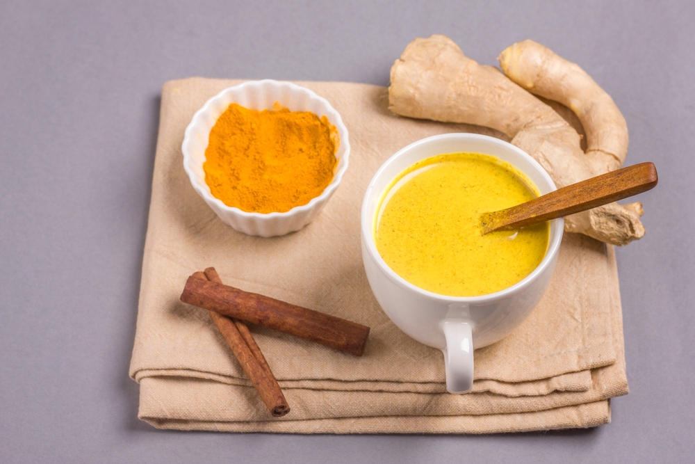 turmeric latte with spices a Caffeine-Free Beverage