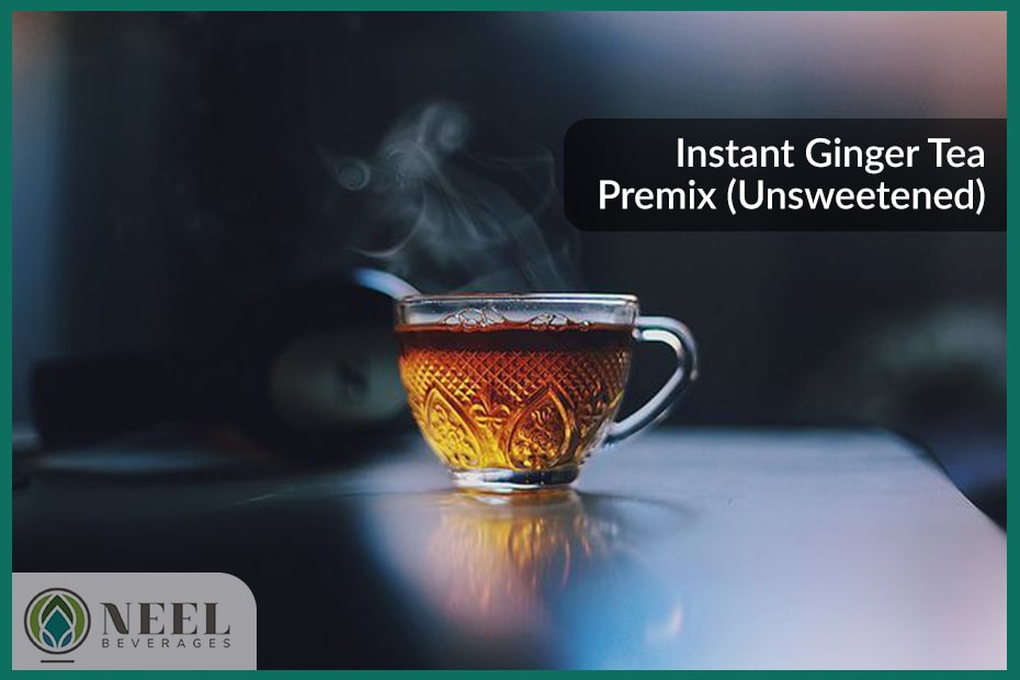 Instant Ginger Tea Premix (Unsweetened)