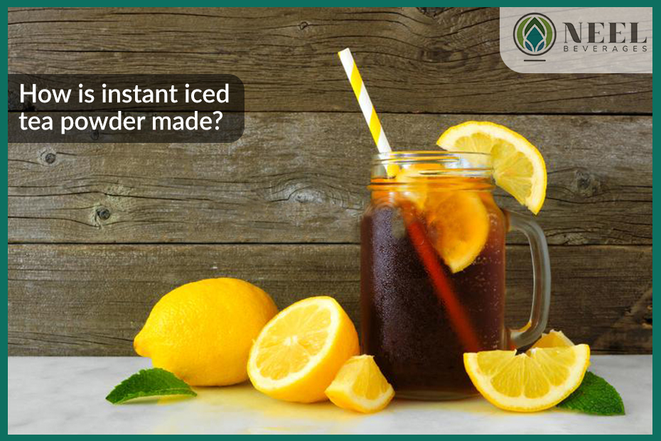 How is instant iced tea powder made?