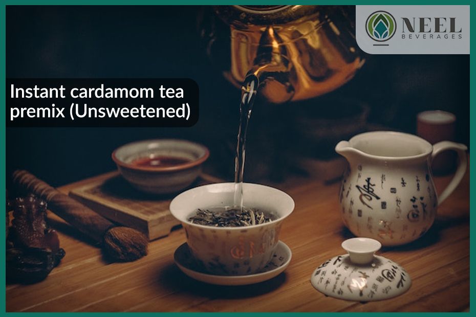 Instant cardamom tea premix (Unsweetened) 