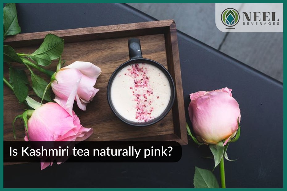 Is Kashmiri tea naturally pink?