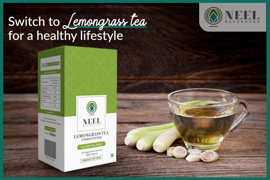 Switch to Lemongrass tea for a healthy lifestyle!!