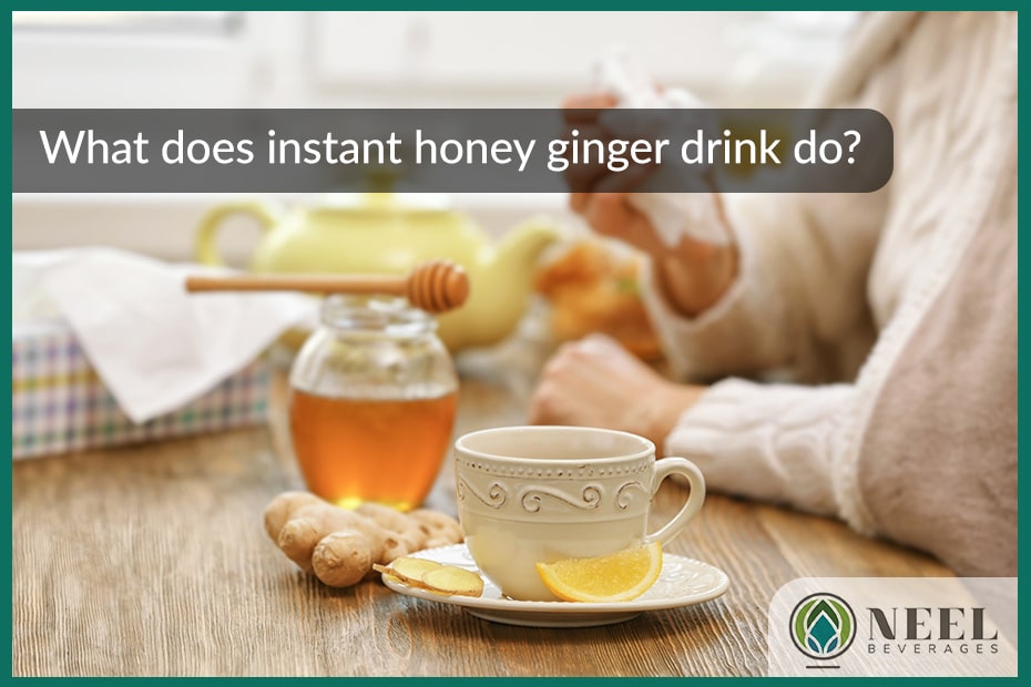 What does instant honey ginger drink do?