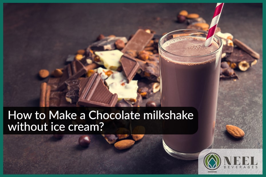 How to Make a Chocolate milkshake without ice cream?