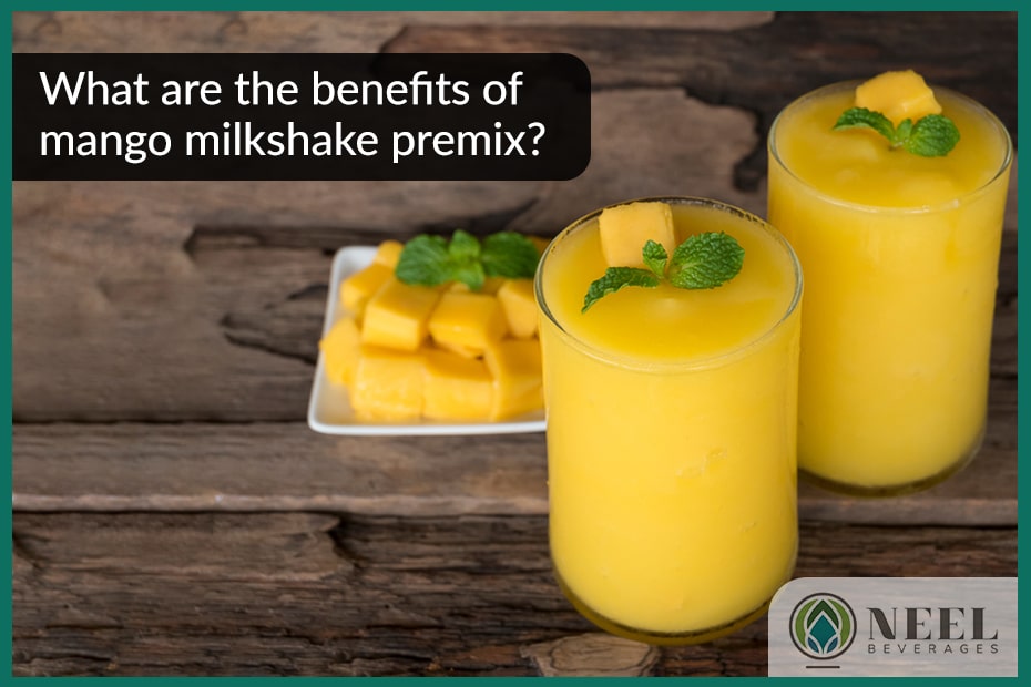 What are the benefits of mango milkshake premix?
