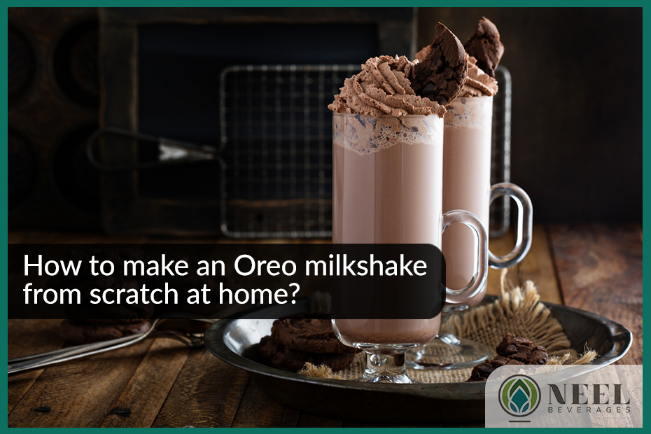 How to make an Oreo milkshake from scratch at home?