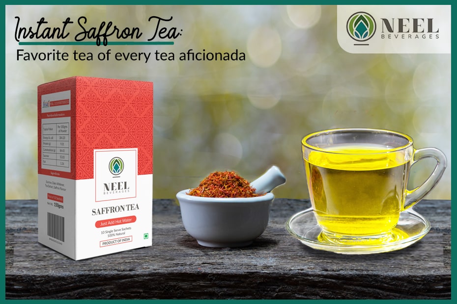 Instant Saffron Tea: Favorite tea of every tea aficionada!