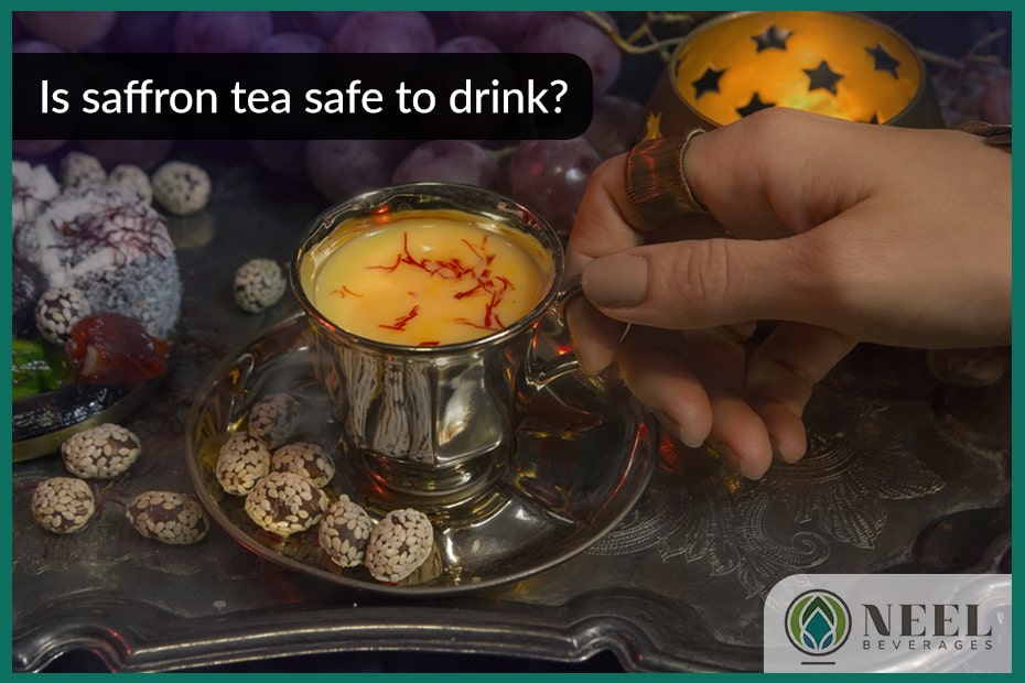 Is saffron tea safe to drink?