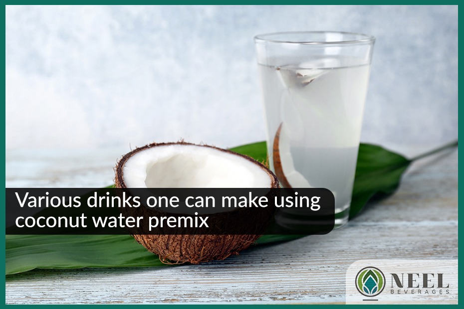 Various drinks one can make using Instant coconut water Premix