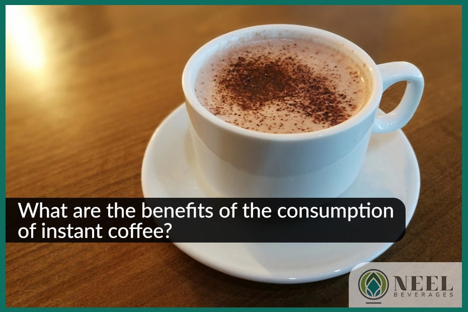 What are the benefits of the consumption of instant coffee?