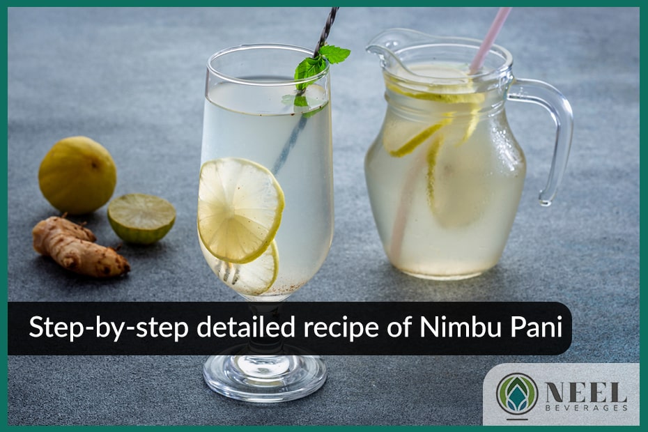 Step-by-step detailed recipe of Nimbu Pani