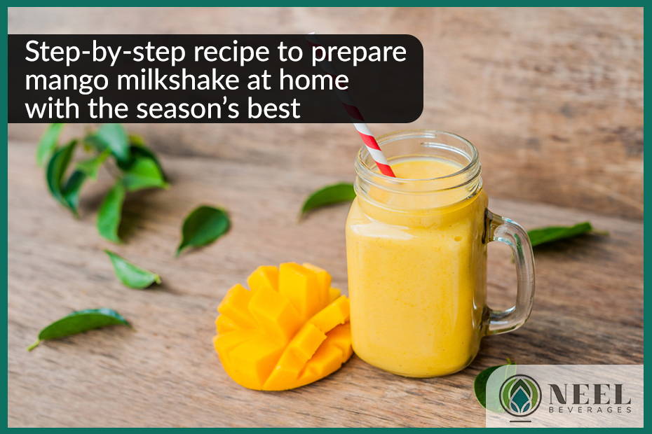 Step-by-step recipe to prepare mango milkshake at home with the season’s best!
