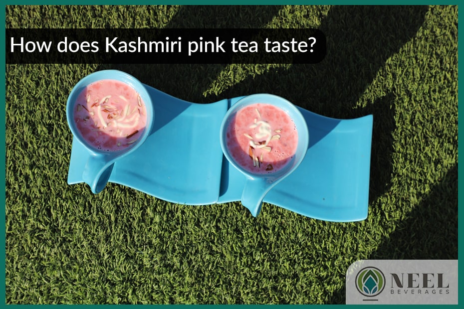 How does Kashmiri pink tea taste?