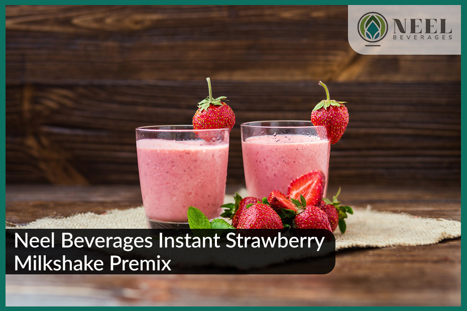 Neel Beverages Instant Strawberry Milkshake Premix