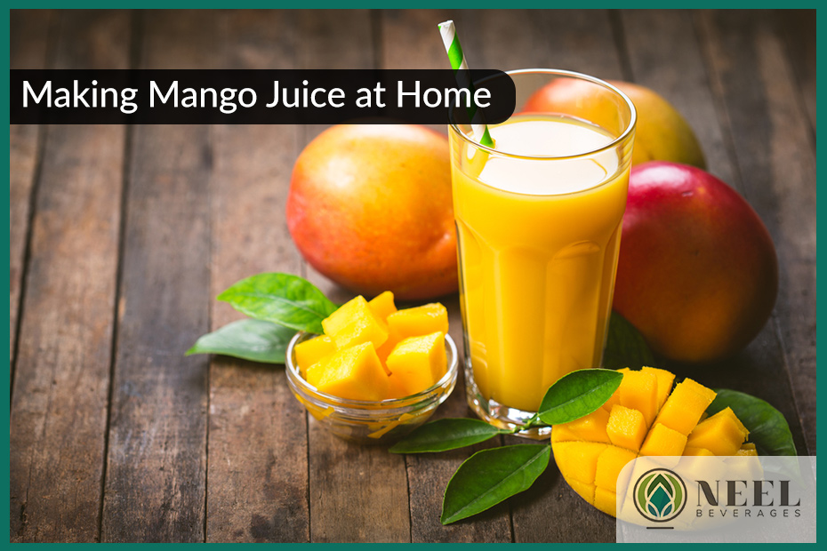 Making Mango Juice at Home